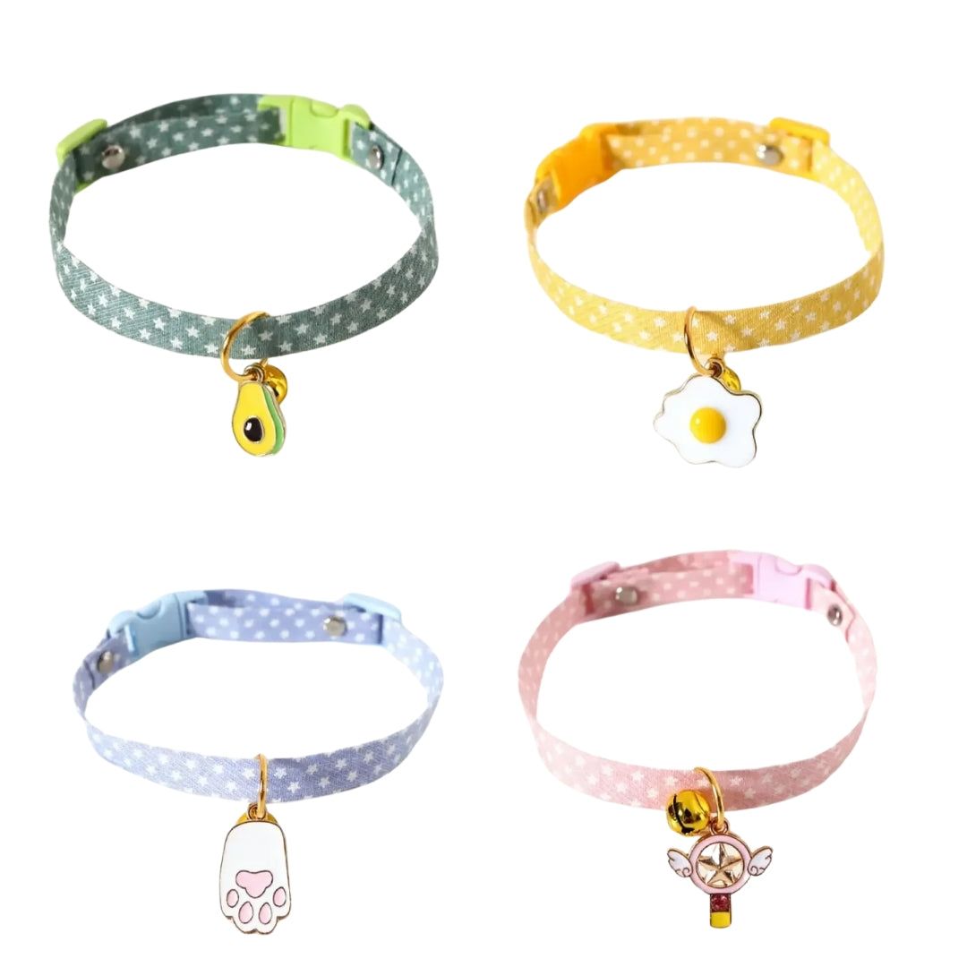 Cute Pendant Collar with Bell for Small Dogs & Cats