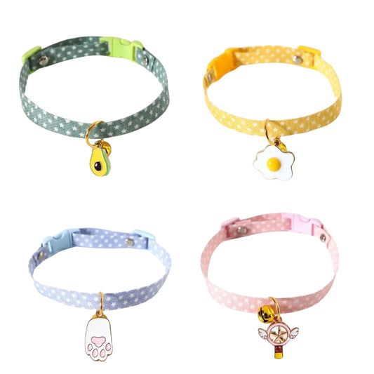Cute Pendant Collar with Bell for Small Dogs & Cats