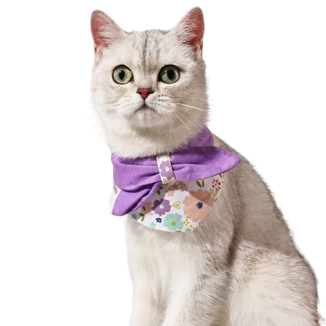 Adorable Cotton Scarf Bandana Collar for Small Dogs & Kittens