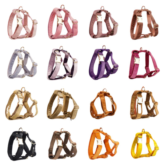 Gorgeous Unbreakable Dog Harness & Leash Set with Engraving