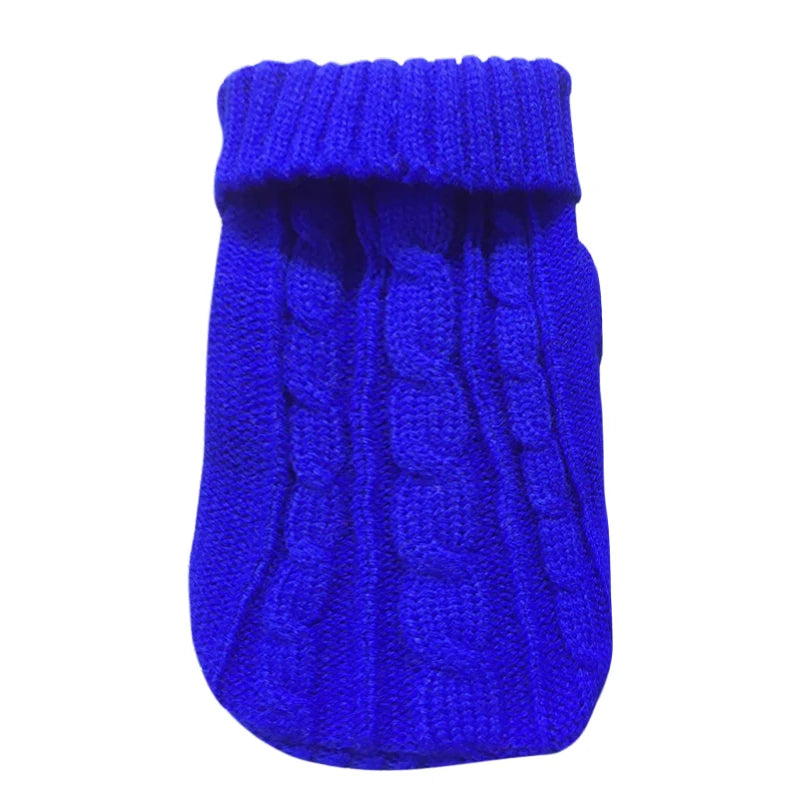 Snuggle-Ready Woolly Soft Pet Sweater - For Small to Medium Dogs & Cats
