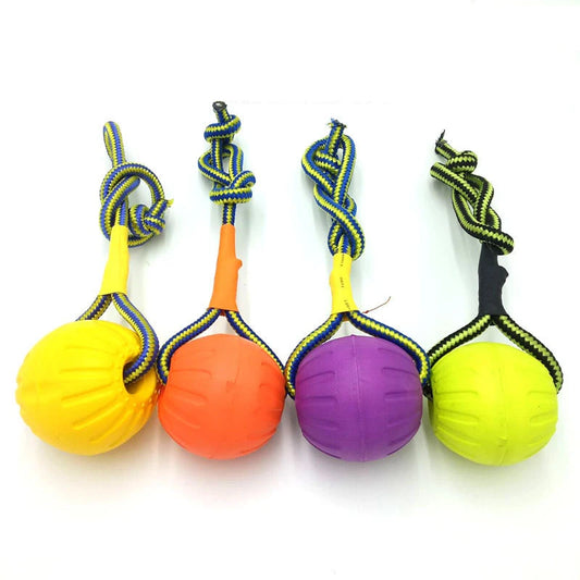 HydroFloat Premium Interactive Training Ball – Bite-Resistant EVA Foam Fitness Rope Toy
