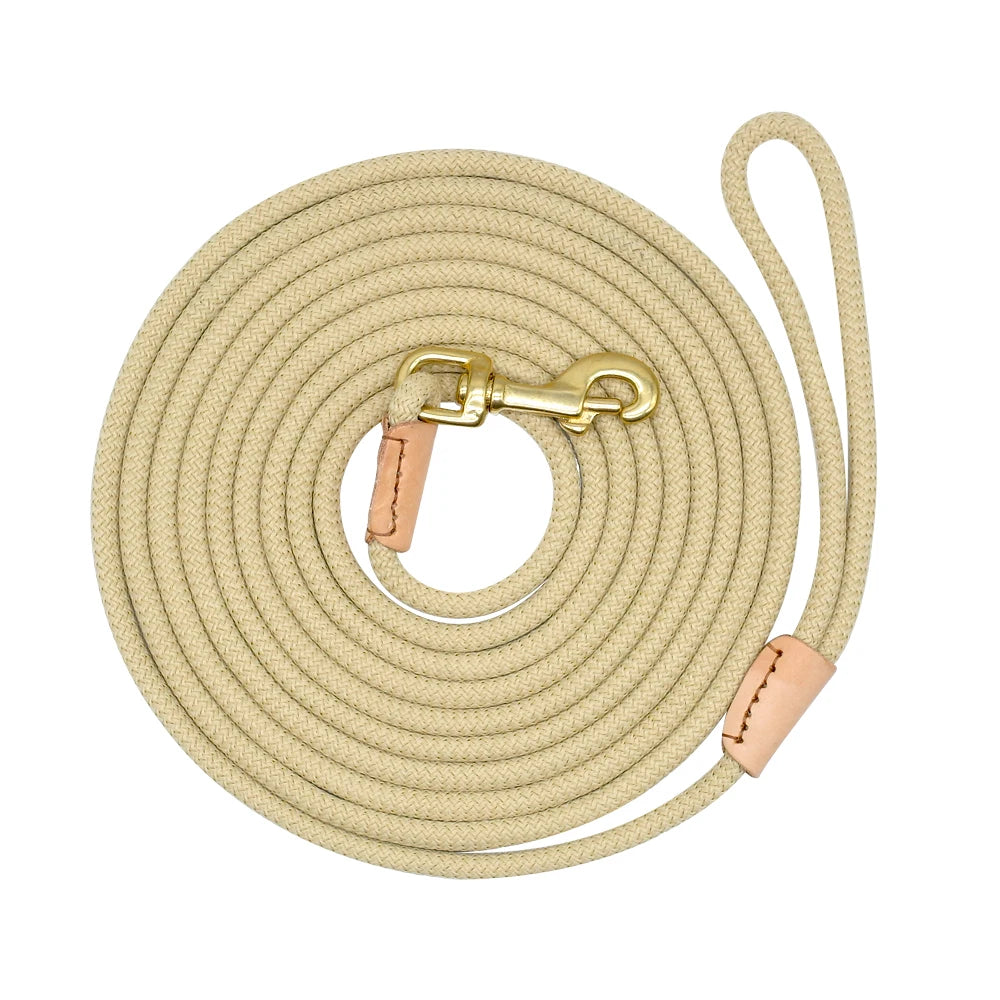 TerraTrack Heavy-Duty Non-Slip Long Training Leash – Premium Nylon Tracking Lead for Medium & Large Dogs