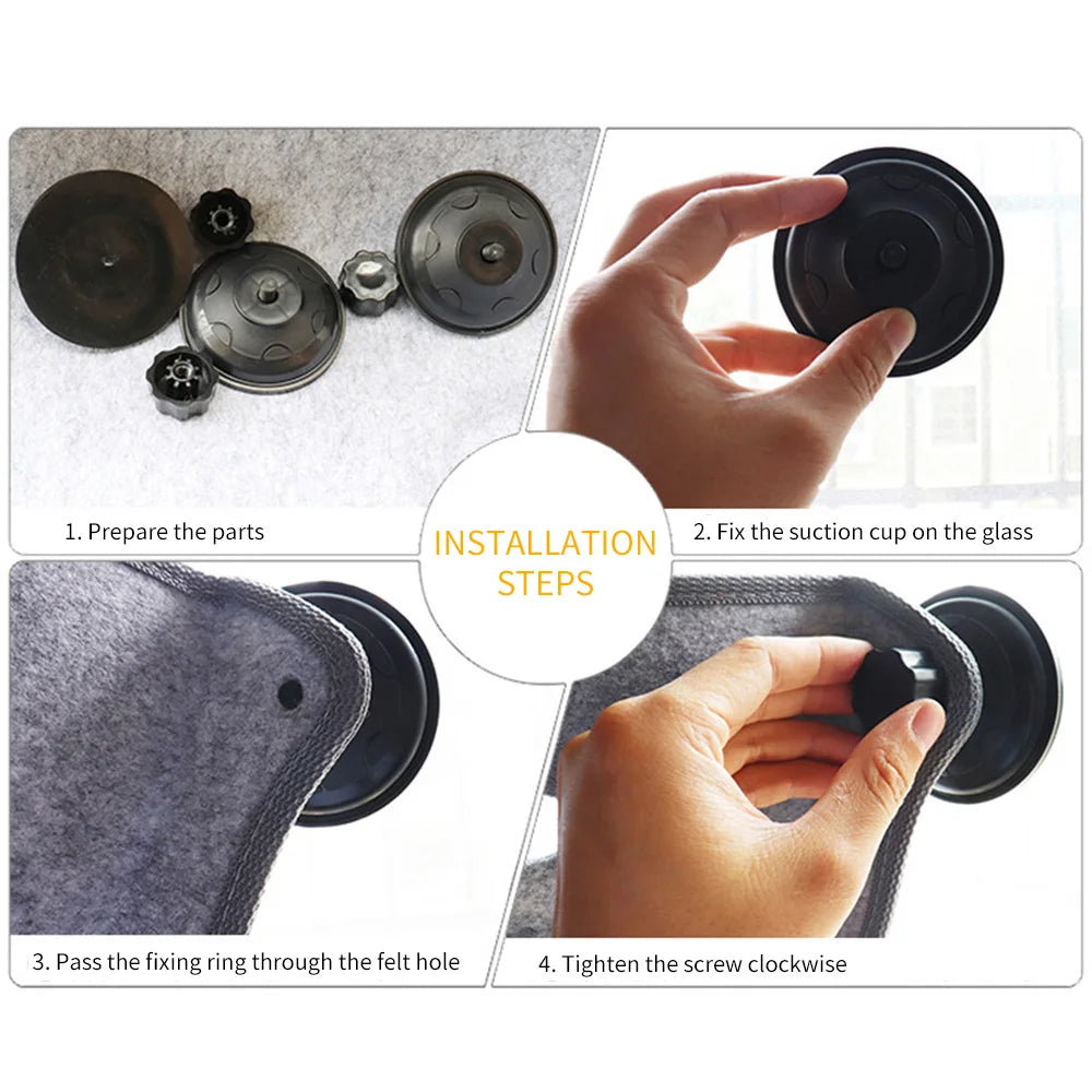 Cat Window Hammock Bed With Strong Suction Cups