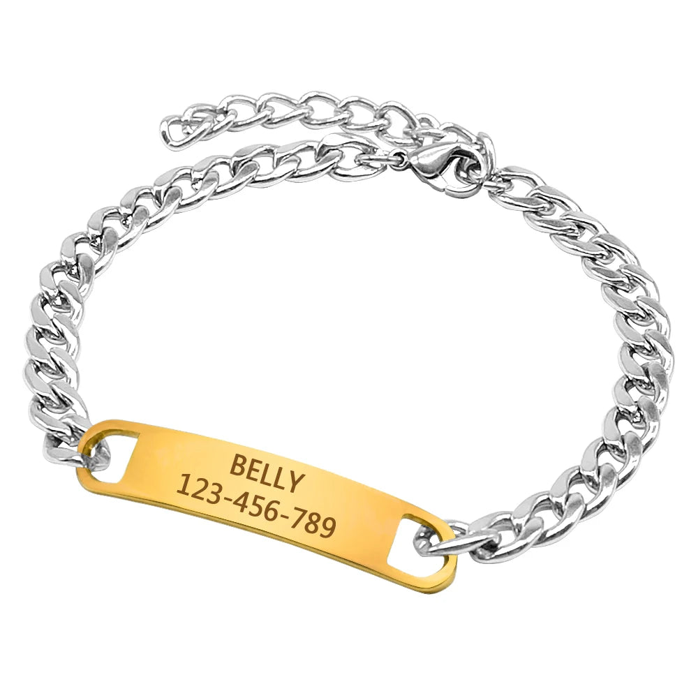 LuxeLink Customized Cat Chain Collar – Premium Engravable Anti-Lost Metal ID Necklace for Kittens and Small Dogs