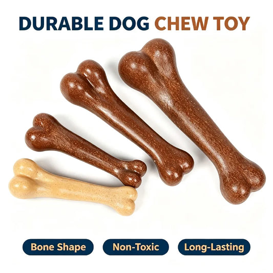 PowerChew Savory Beef Bone – Durable Interactive Molar Toy for Aggressive Chewers