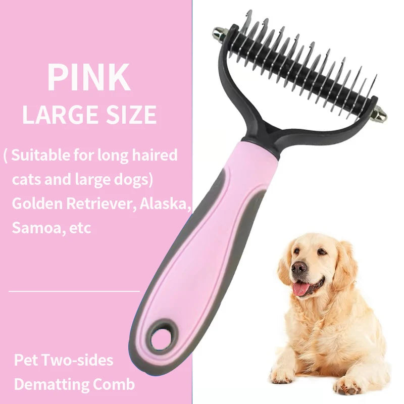 Pet Hair Straightener Comb for Tangle-Free Coats