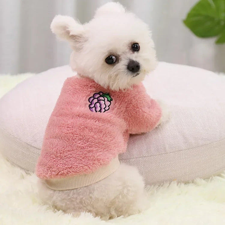 Cozy Fleece Hoodies for Small Dogs & Cats – Stylish Warmth for Your Furry Friend