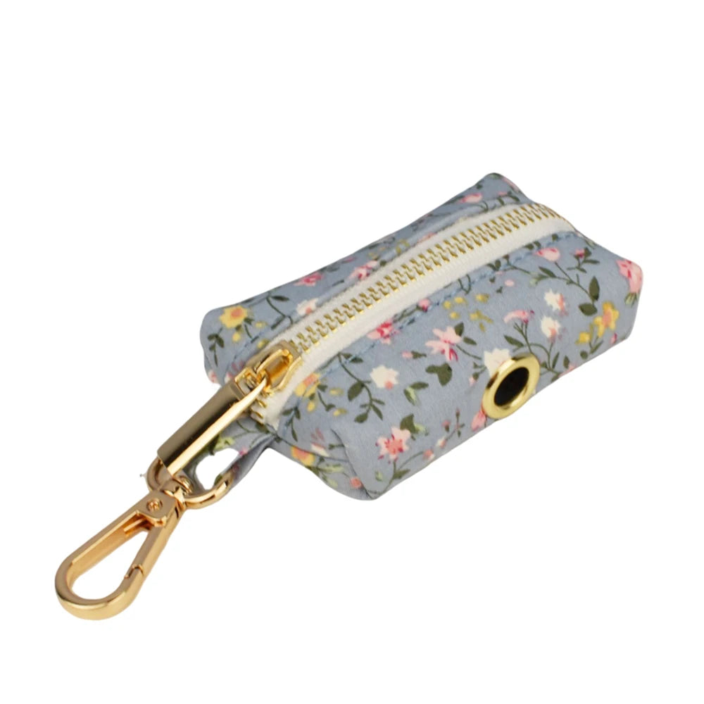 Custom Engraved Floral Dog Collar & Leash Set Tailored Elegance for Every Dog