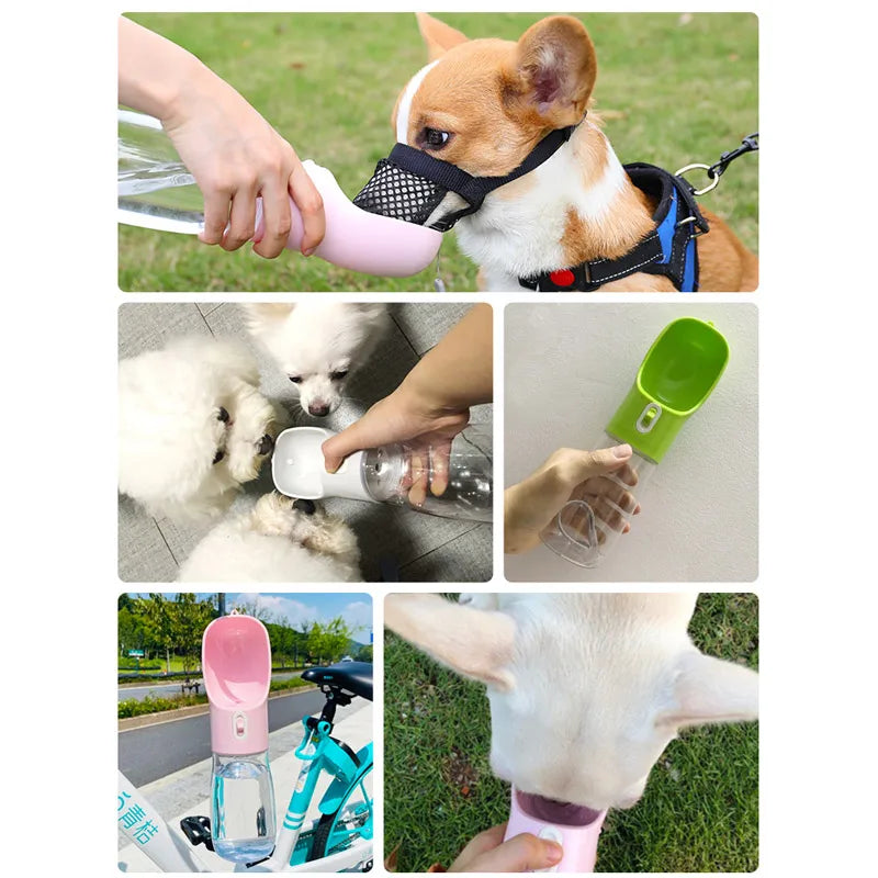 Pet Water Bottle Feeder Bowl for Dog Cat