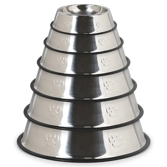 ProFeeder Stainless Steel Skidproof Pet Bowl – Anti-Ant Hygienic Dining Feeder for Dogs and Cats