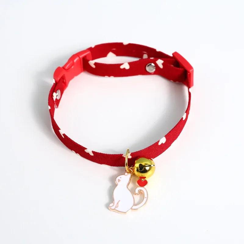 Cute Pendant Collar with Bell for Small Dogs & Cats