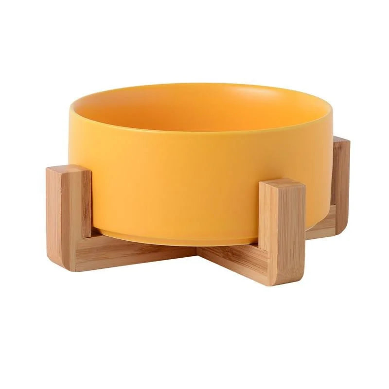 Ceramic Pet Bowl Cat Dogs Feeding Matted Elevated Dog Bowl Double Bowls Pet Food Water Feeder Wholesale Pet Manufacturer