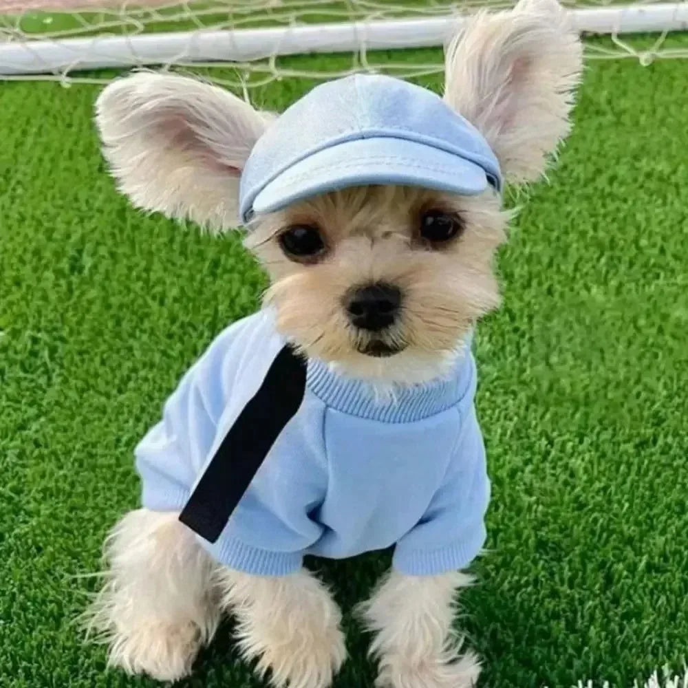 Korean Style Pet Baseball Cap – Adjustable Sun Protection for Dogs & Cats