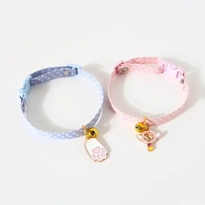 Cute Pendant Collar with Bell for Small Dogs & Cats