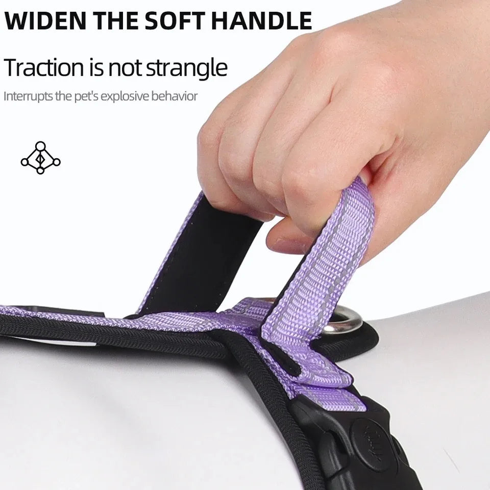 Reflective Dog Harness with Handle – Easy Control for Every Adventure