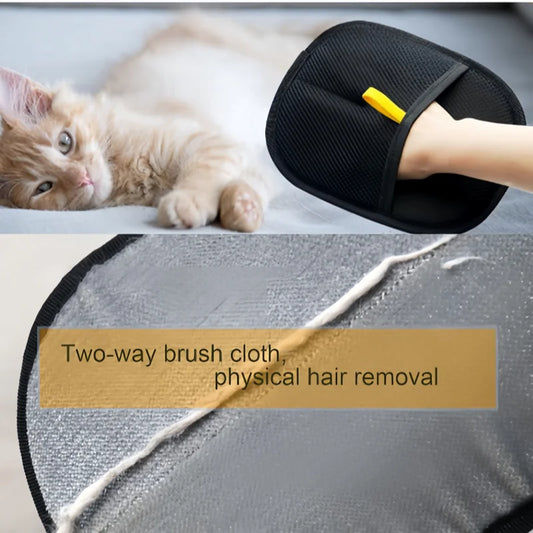 Electrostatic Pet Hair Removal Gloves – Effortless Grooming and Cleaning