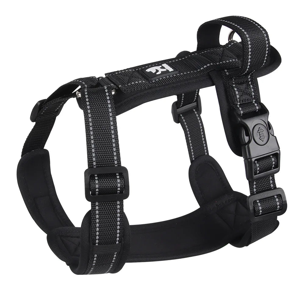 Reflective Dog Harness with Handle – Easy Control for Every Adventure