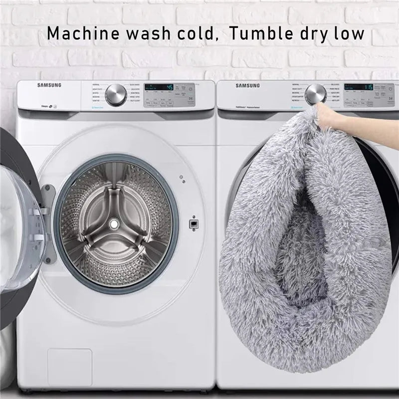 Cozy Haven Round Plush Pet Bed 40-110cm