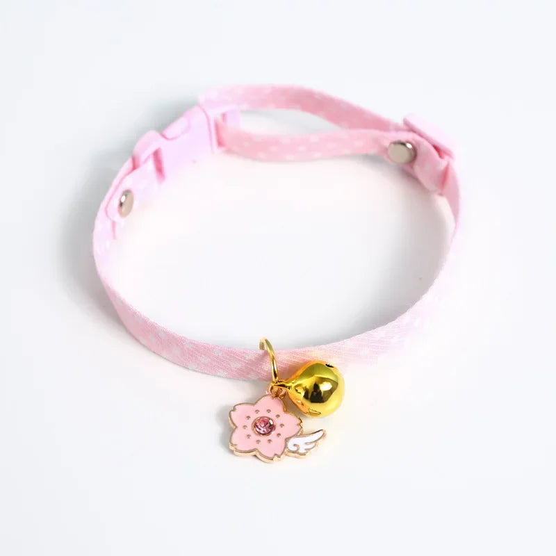 Cute Pendant Collar with Bell for Small Dogs & Cats