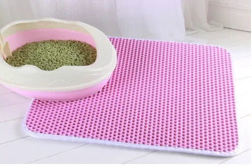 Double Layer Cat Litter Mat Waterproof & Non-Slip