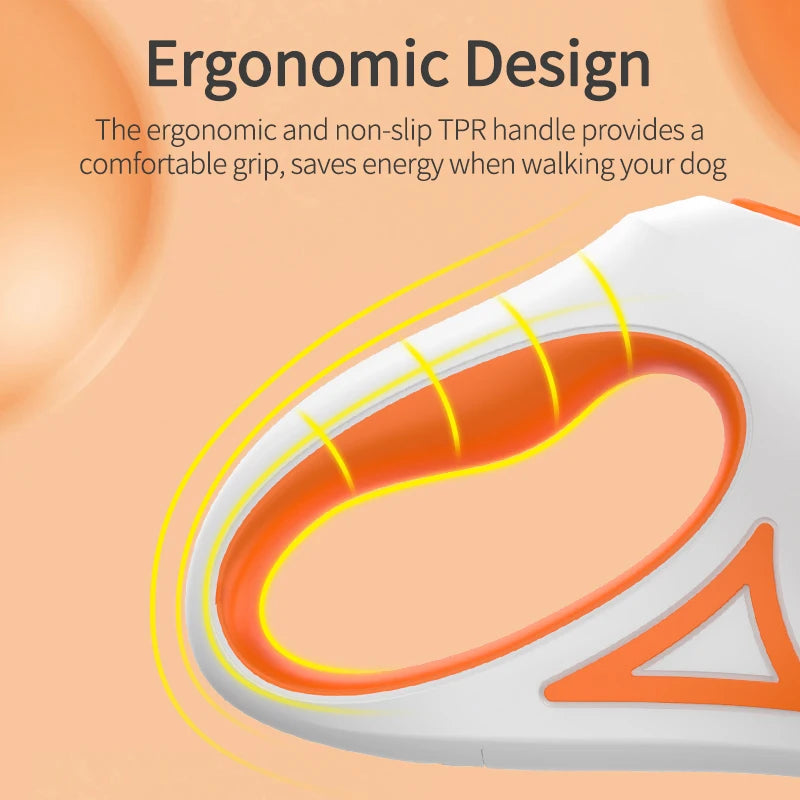 ROJECO 3M LED Retractable Dog Leash with Tangle-Free Technology