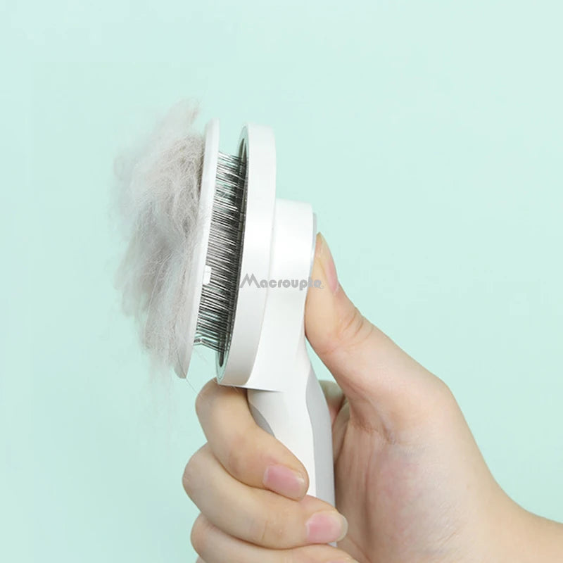 Self Cleaning Brush for Dog and Cat Removes Undercoat