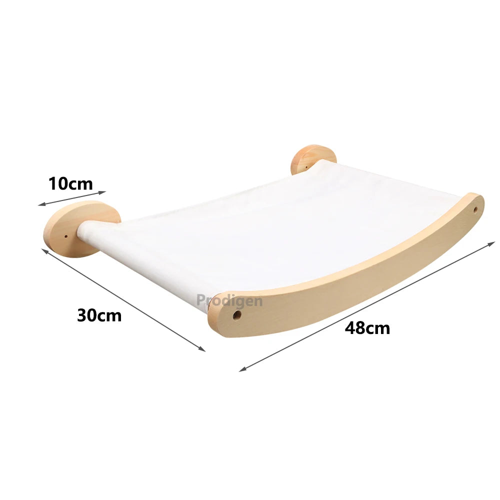 Cat Climbing Shelf Wall Mounted Four Step Stairway With Sisal Scratching