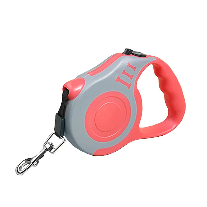 Retractable Nylon Dog Leash - Adjustable & Automatic for Stylish Walks