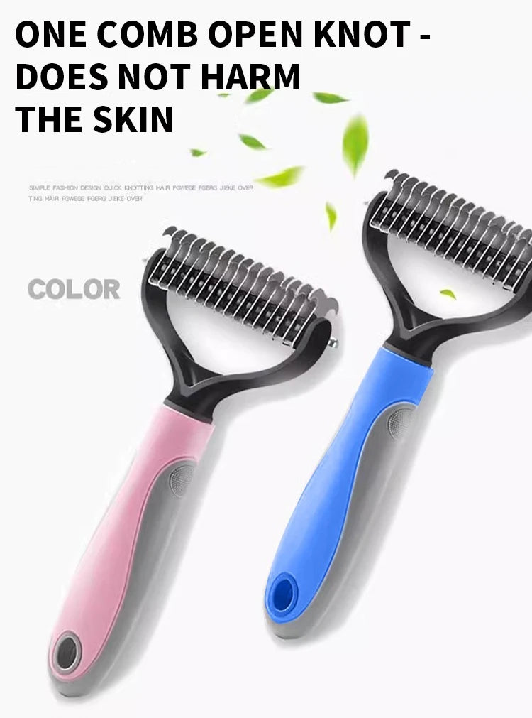 Pet Hair Straightener Comb for Tangle-Free Coats