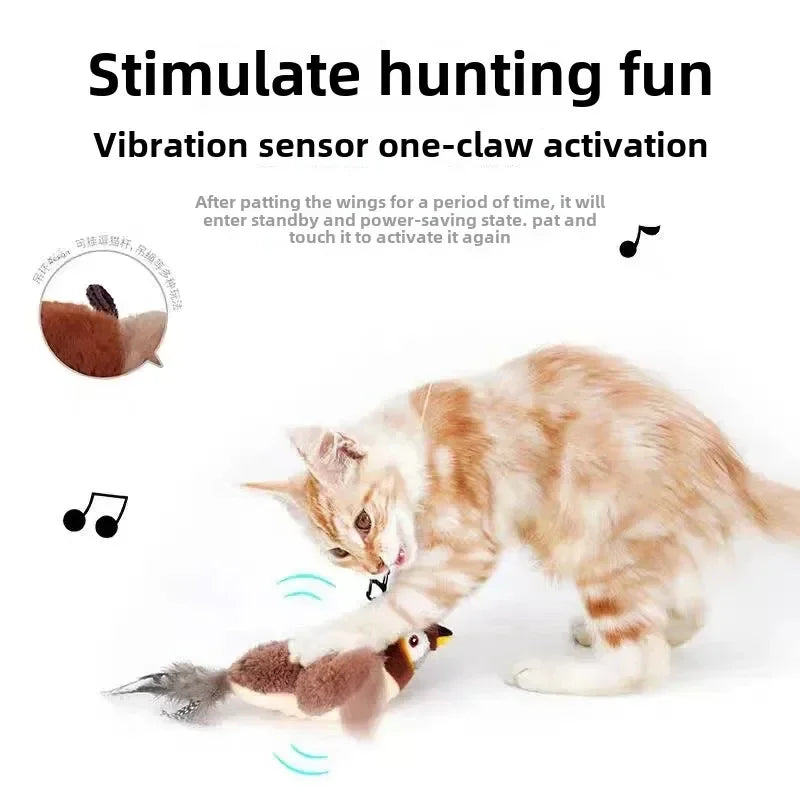 Rechargeable Catnip Bird Companion Toy