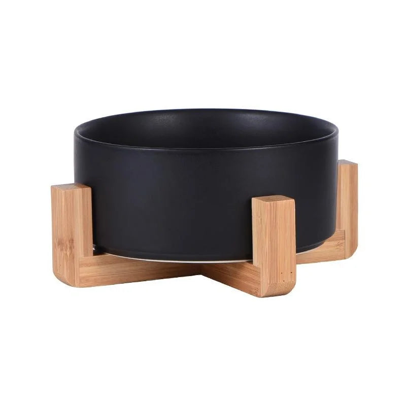 Ceramic Pet Bowl Cat Dogs Feeding Matted Elevated Dog Bowl Double Bowls Pet Food Water Feeder Wholesale Pet Manufacturer