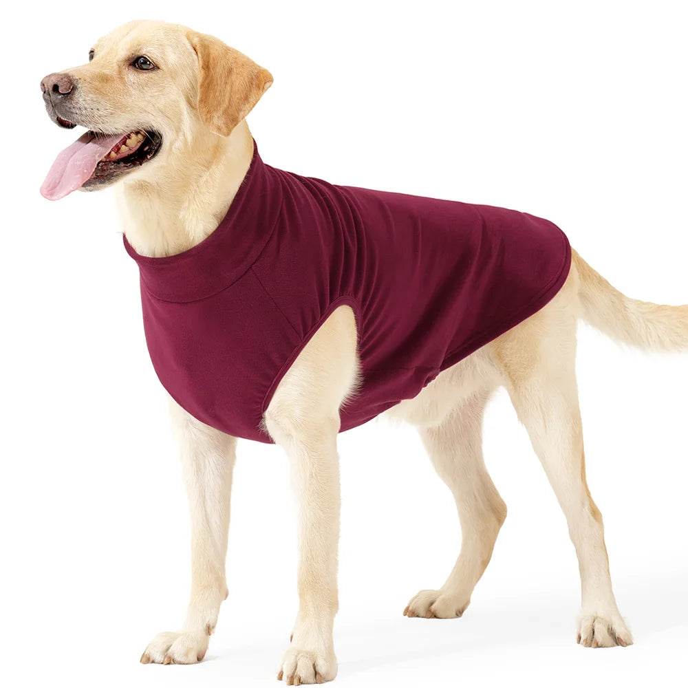 Cozy Fleece Dog Sweater Pajamas - Ultimate Winter Warmth for Medium to Large Dogs