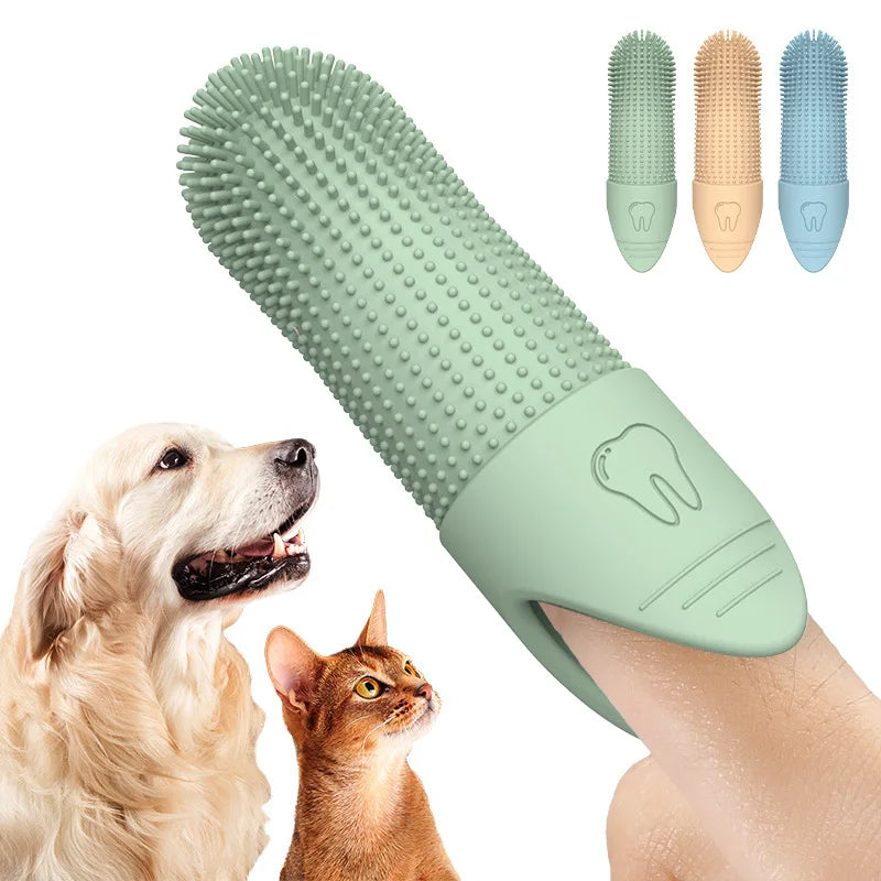 360° Cleaning Finger Toothbrush for Dogs & Cats – Ultimate Dental Care