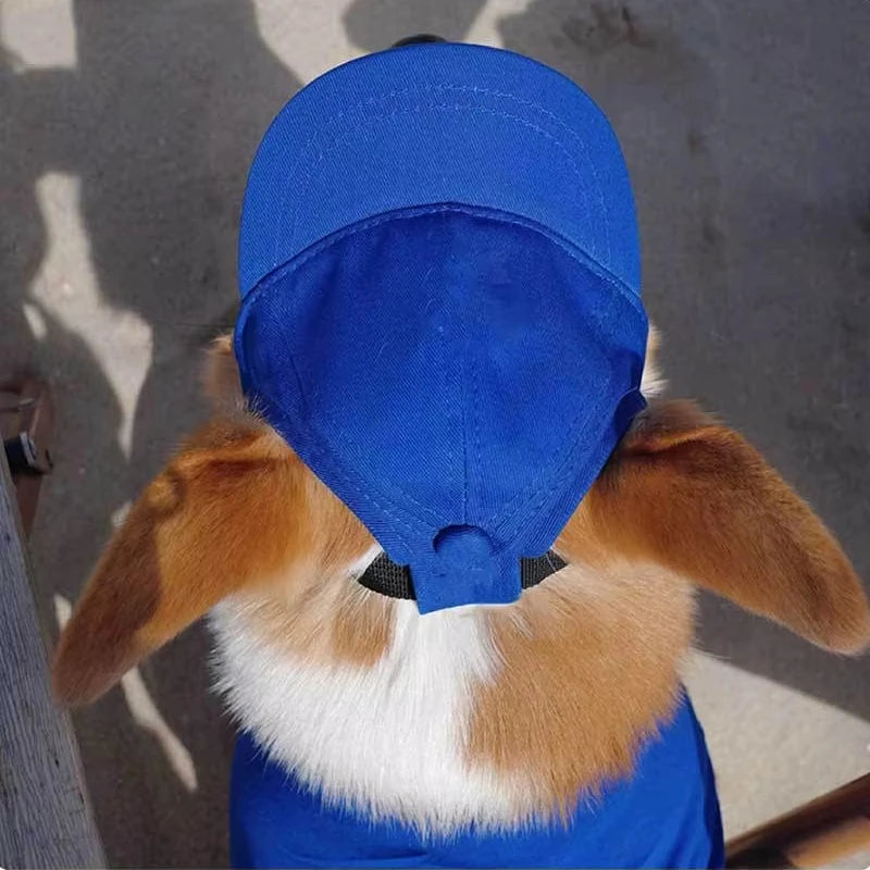 Korean Style Pet Baseball Cap – Adjustable Sun Protection for Dogs & Cats