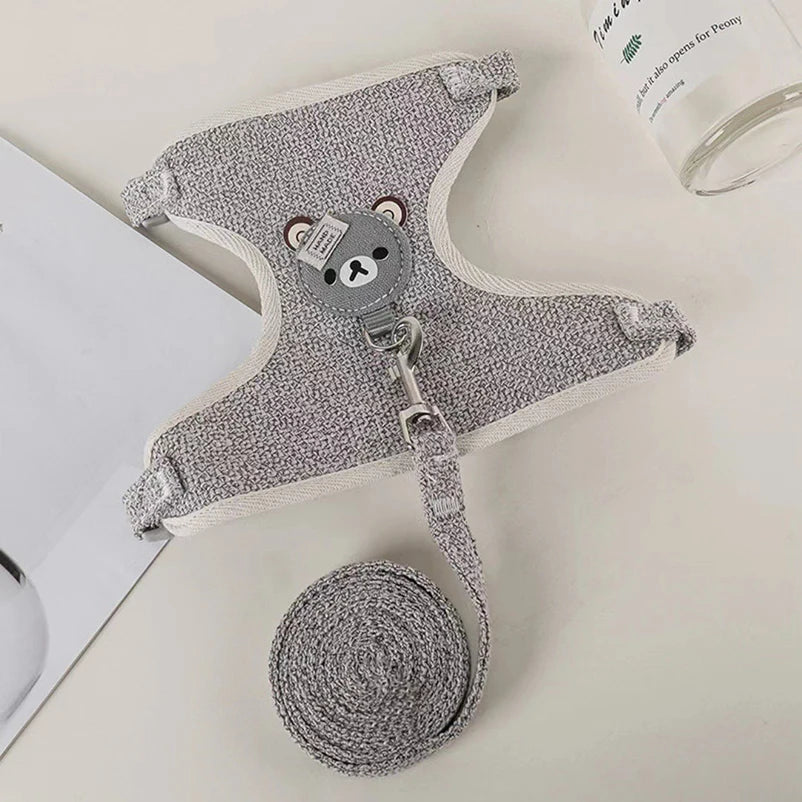 Cute Harness Leash Set for Small Pets