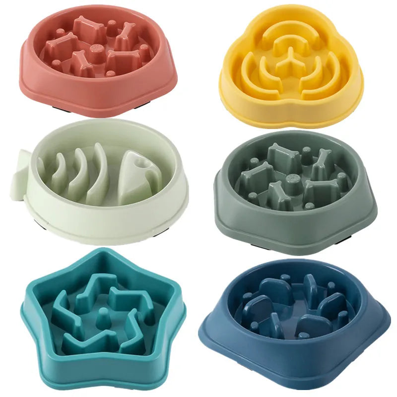 Pet Slow Food Bowl for Cat Dog