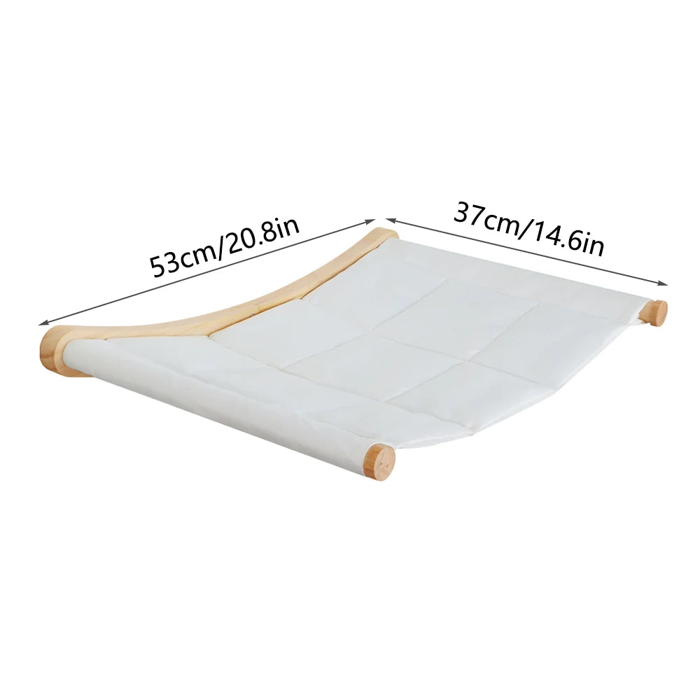 Cat Climbing Shelf Wall Mounted Four Step Stairway With Sisal Scratching