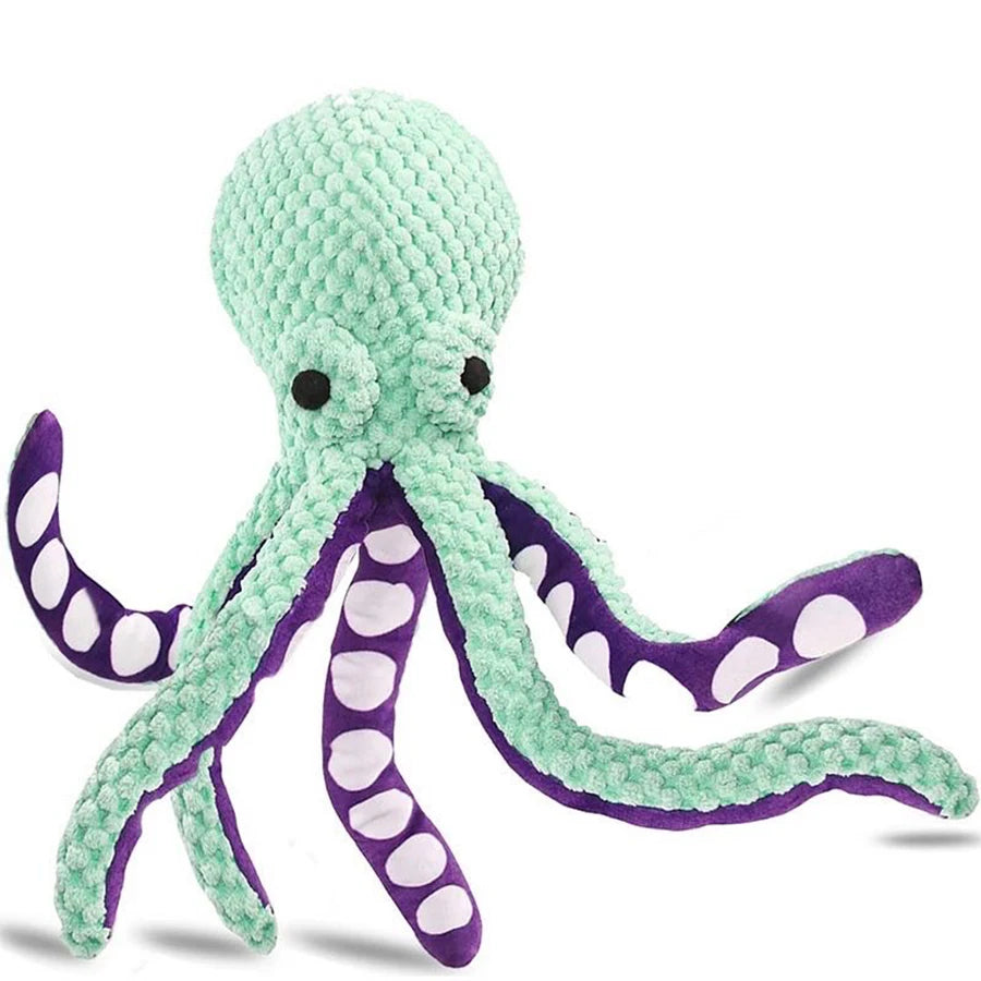Plush Octopus Squeaky Toy – Perfect Boredom Buster for Dogs