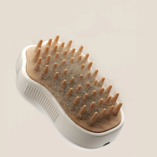 3 in 1 Pet Steam Brush Spray Hair Removal Combs