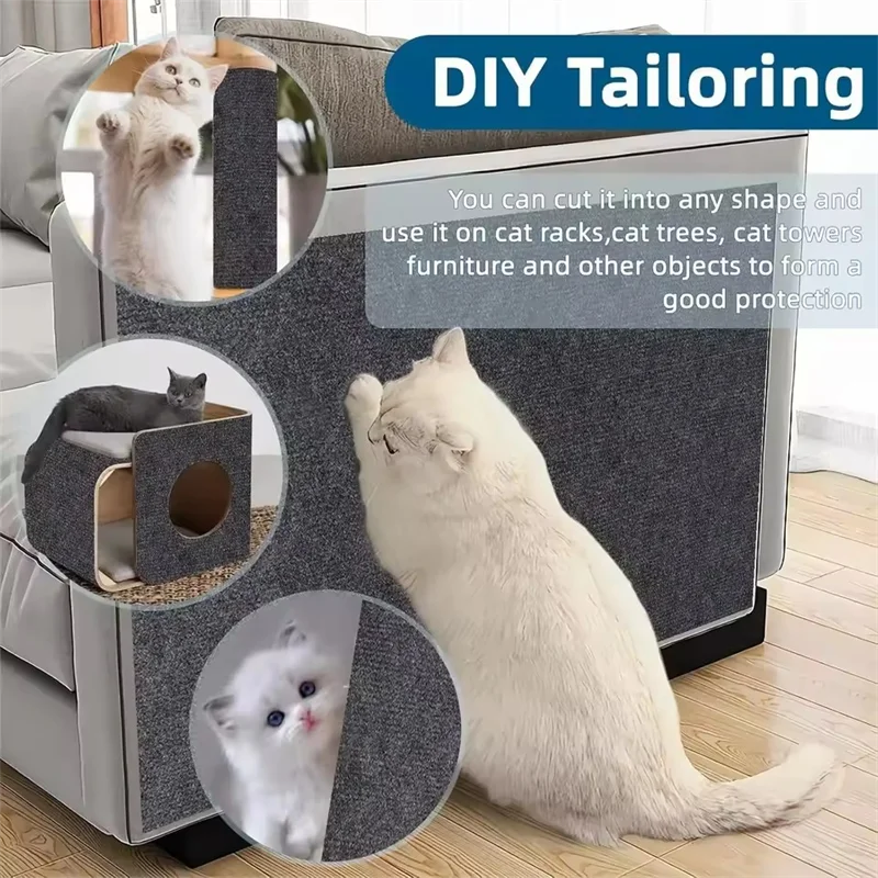 7-Color Cat Scratcher Sofa Protector – Customizable Self-Adhesive Scratch Mat