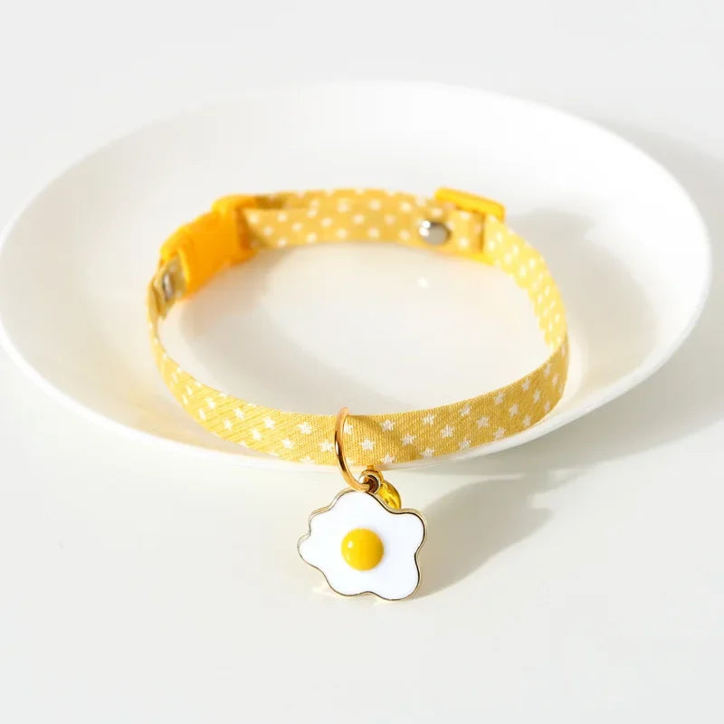 Cute Pendant Collar with Bell for Small Dogs & Cats