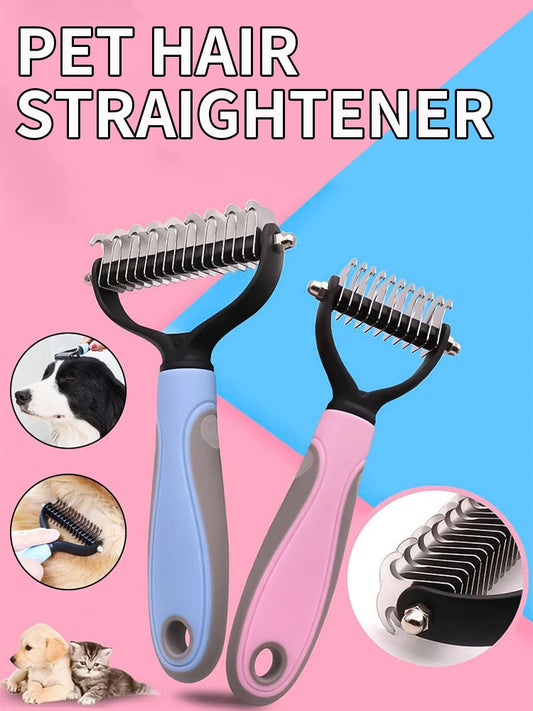 Pet Hair Straightener Comb for Tangle-Free Coats