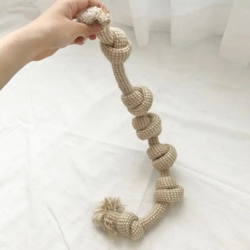 Interactive Knot Toy for Cats & Dogs – Durable Chew Toy for Healthy Teeth