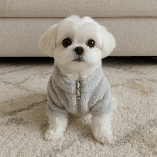 Luxurious Comfort: Rabbit Fur-Inspired Winter Coat for Dogs