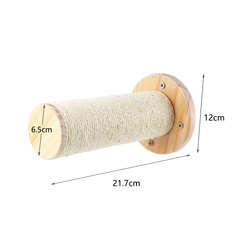 Cat Climbing Shelf Wall Hammock Shelves Moon Ladder Solid Wood Steps