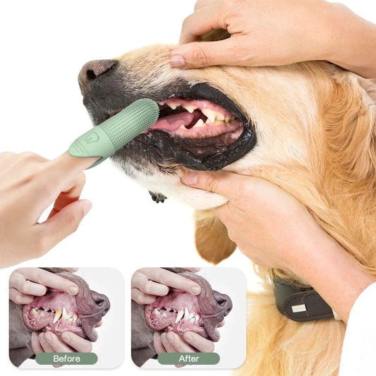 360° Cleaning Finger Toothbrush for Dogs & Cats – Ultimate Dental Care