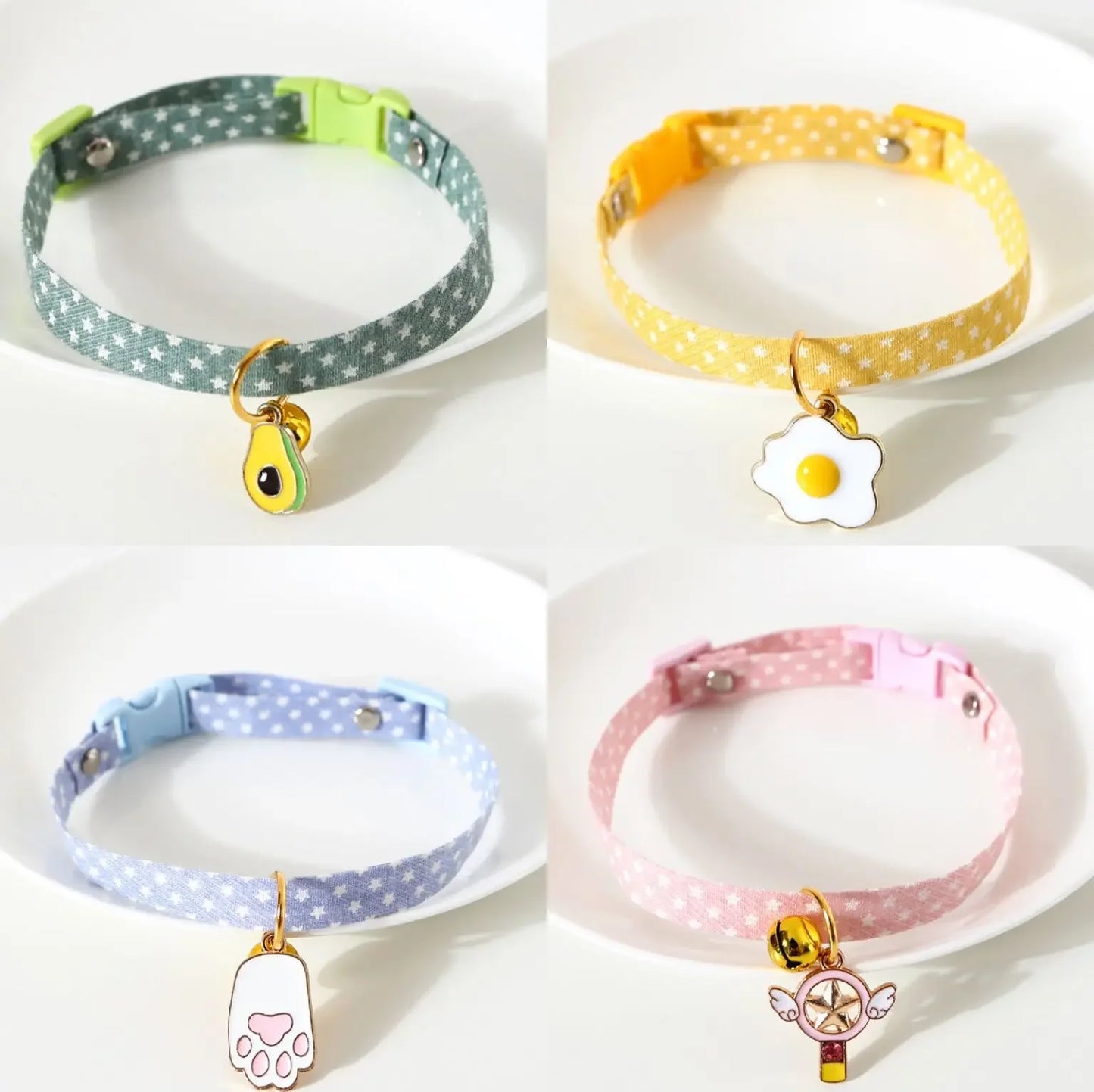 Cute Pendant Collar with Bell for Small Dogs & Cats