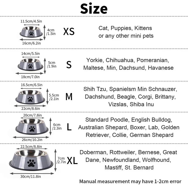 ProFeeder Stainless Steel Skidproof Pet Bowl – Anti-Ant Hygienic Dining Feeder for Dogs and Cats