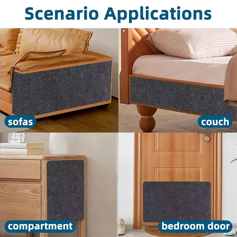 7-Color Cat Scratcher Sofa Protector – Customizable Self-Adhesive Scratch Mat